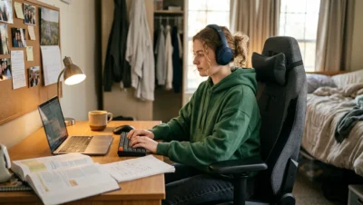 Cadeira gamer ergonômica para estudantes
